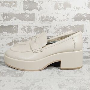 Dolce Vita Cream Platform Loafers 11